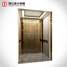 Marque zhujiangfuji stable et ascenseur en toute sécurité belle conception de passager résidentiel